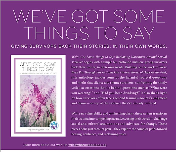 Book Launch - We've Got Some Things to Say, 12 July | Event in Toronto | AllEvents