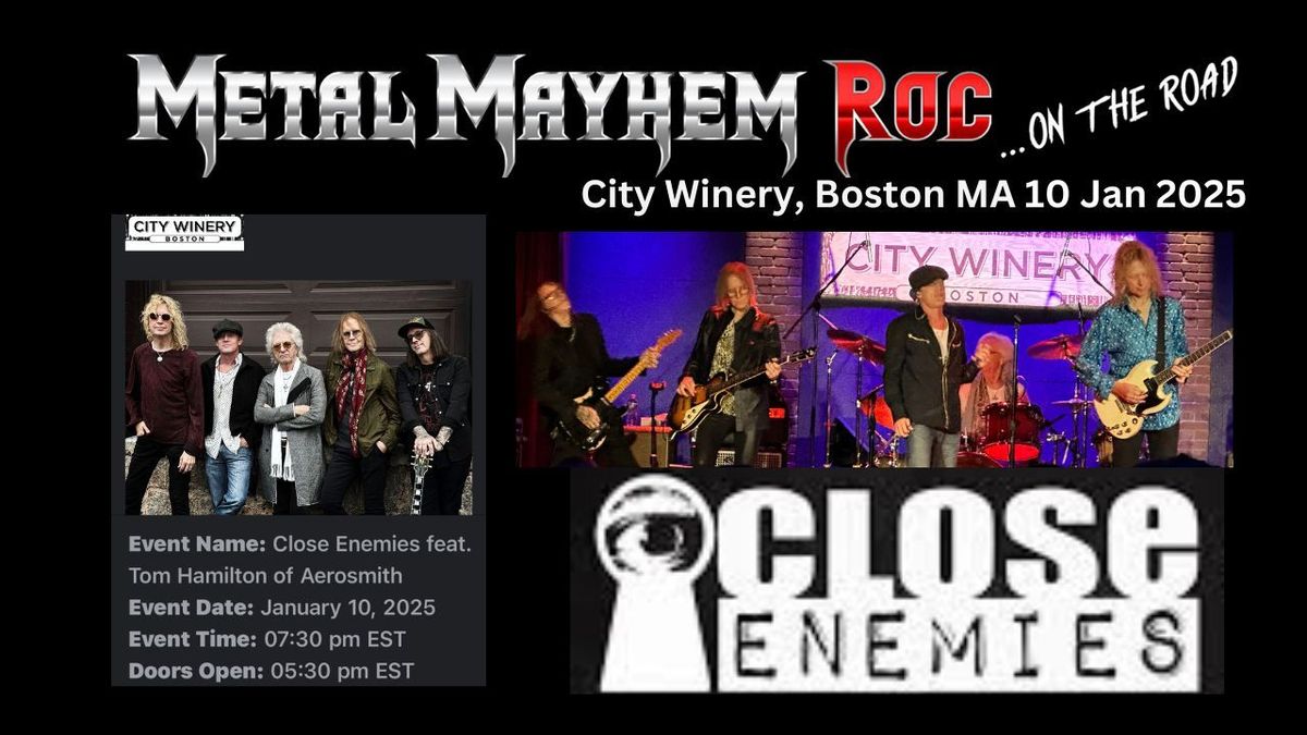 Close Enemies ft. Tom Hamilton, 3 October | Event in Pawling | AllEvents