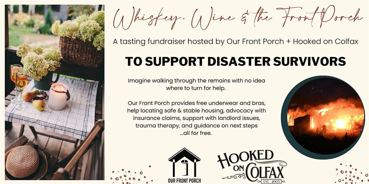 Whiskey, Wine, & the Front Porch, 10 July | Event in Denver | AllEvents