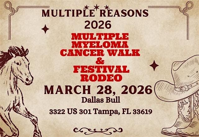 Rodeo For A Reason Multiple Myeloma Cancer Walk & Festival, 28 March | Event in Tampa | AllEvents