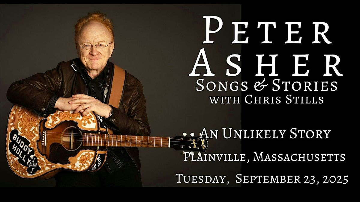 Peter Asher: Songs and Stories, 23 September | Event in Plainville | AllEvents