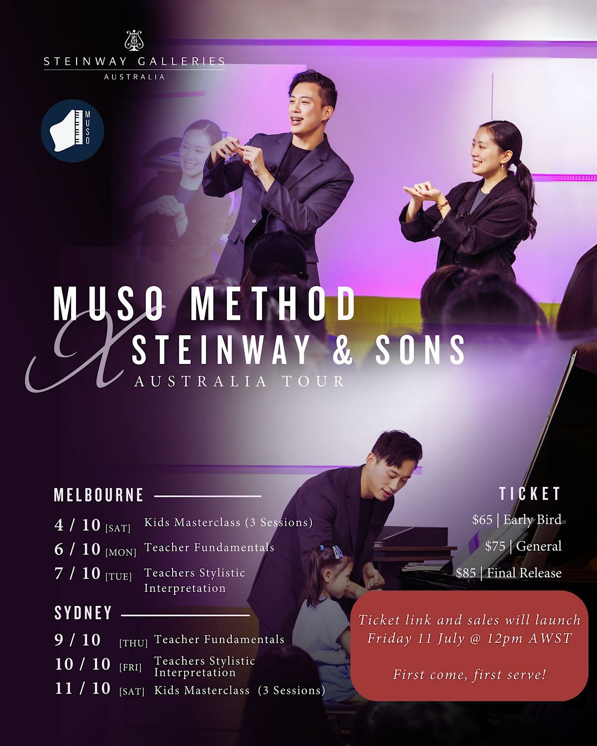 2025 Sydney: Muso Method Masterclass Series, 9 October | Event in St Leonards | AllEvents