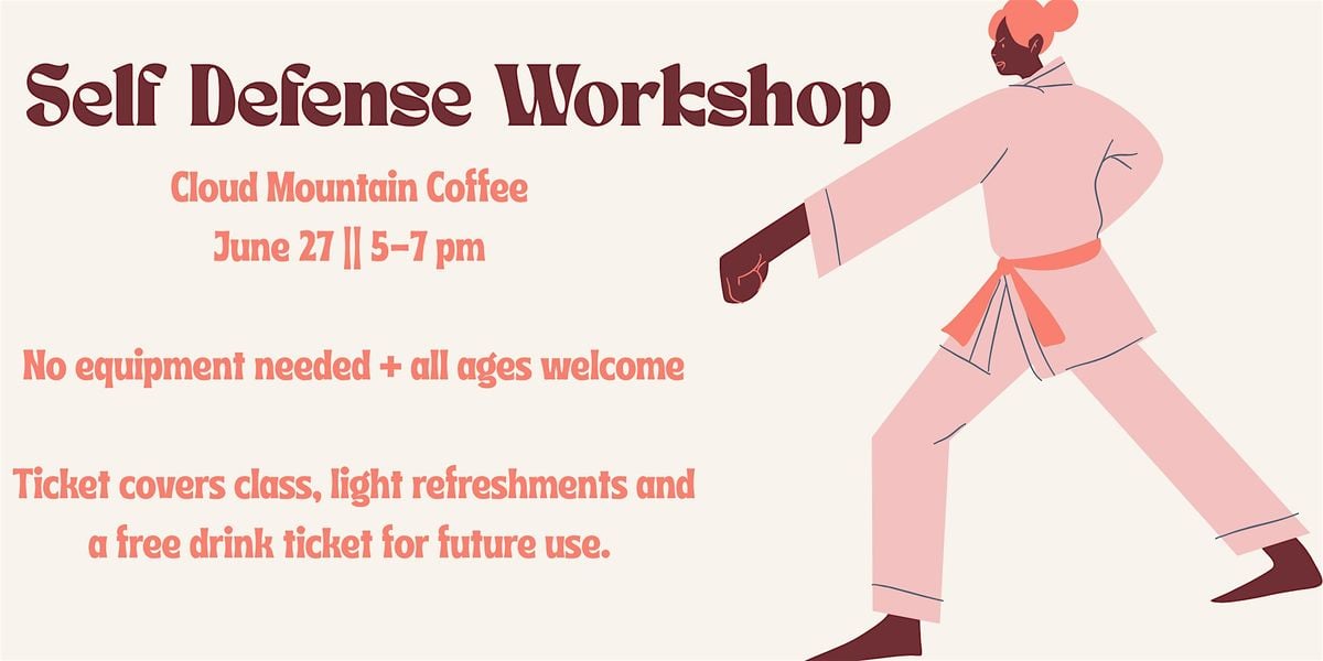 Self Defense Workshop at Cloud Mountain Coffee, 27 June | Event in Daphne | AllEvents