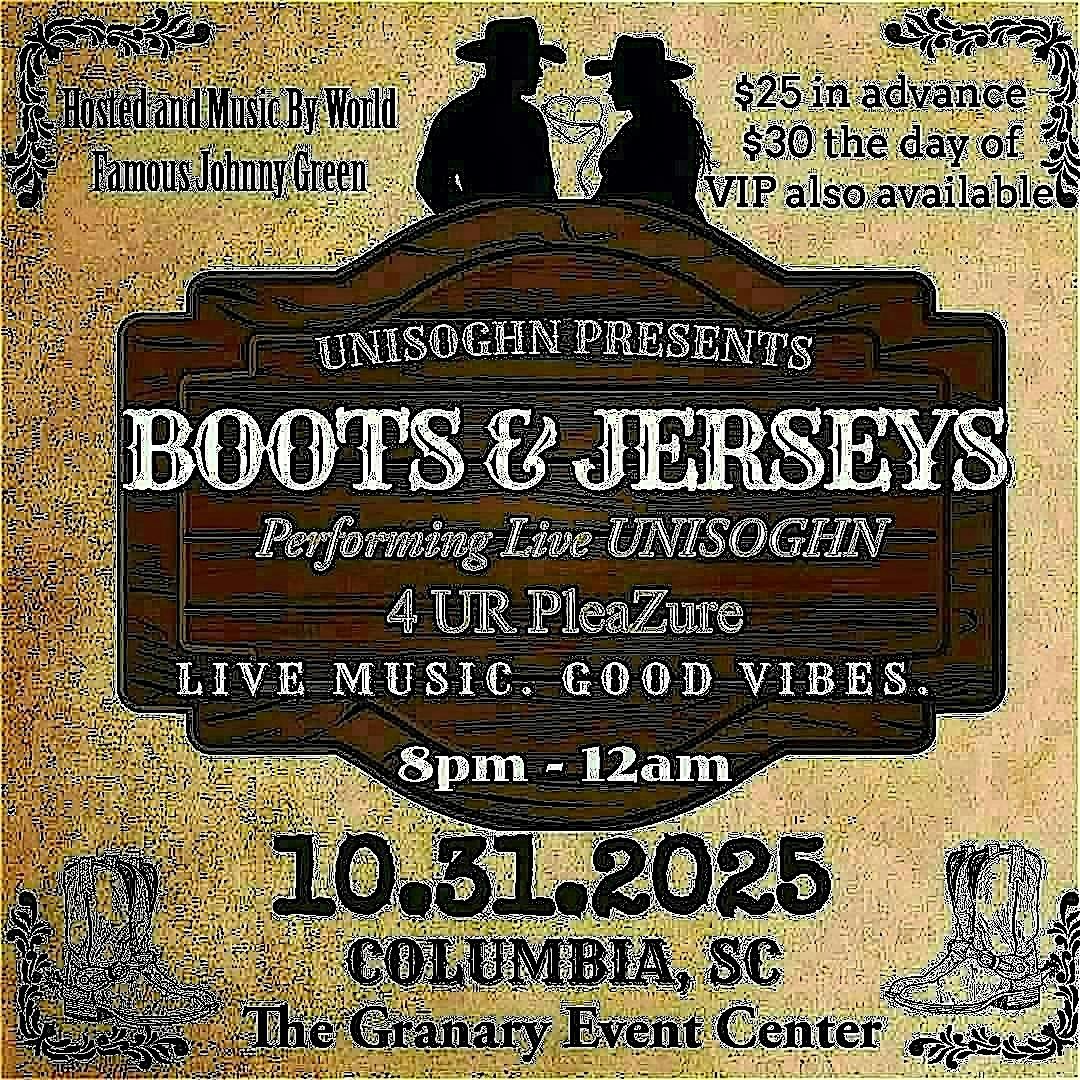 Boots and Jerseys, 31 October | Event in Columbia | AllEvents
