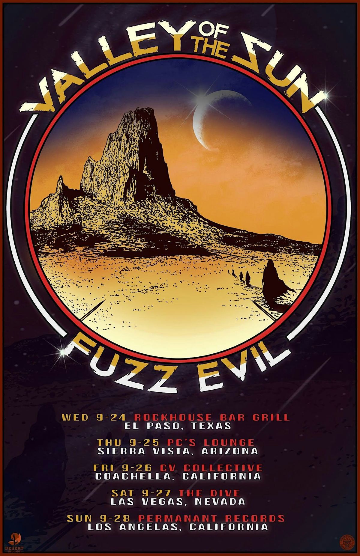Valley of The Sun w/ Fuzz Evil/ Gack, 25 September | Event in Sierra Vista | AllEvents