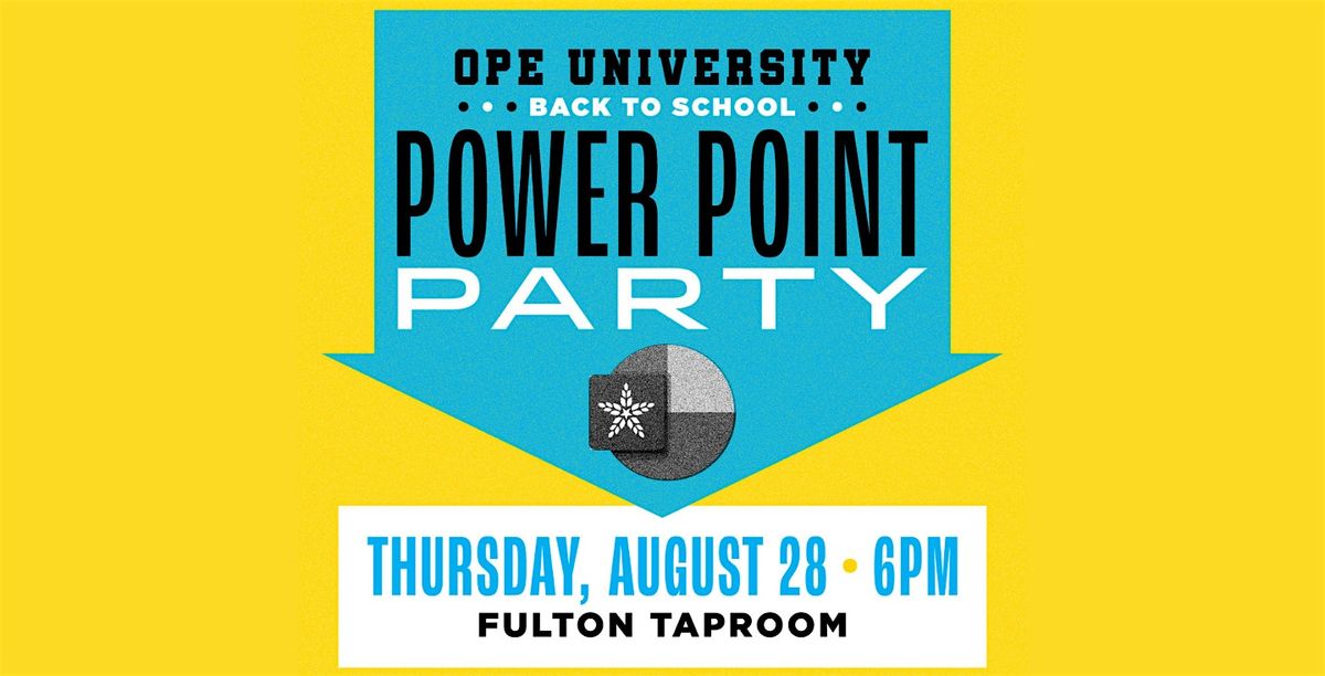 Ope University Powerpoint Party!, 28 August | Event in Minneapolis | AllEvents