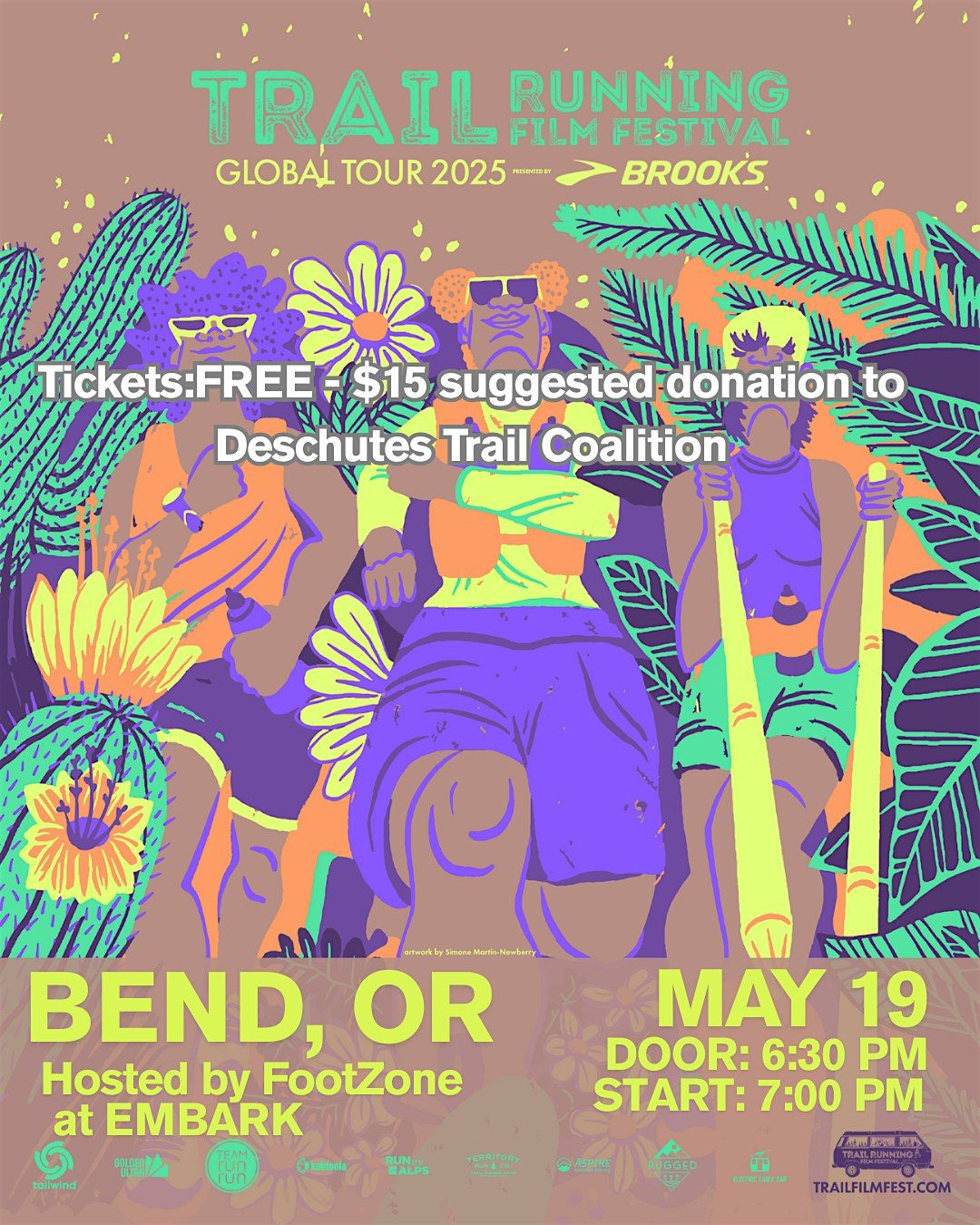 Trail Running Film Festival Presented by Brooks x FootZone, 19 May | Event in Bend | AllEvents