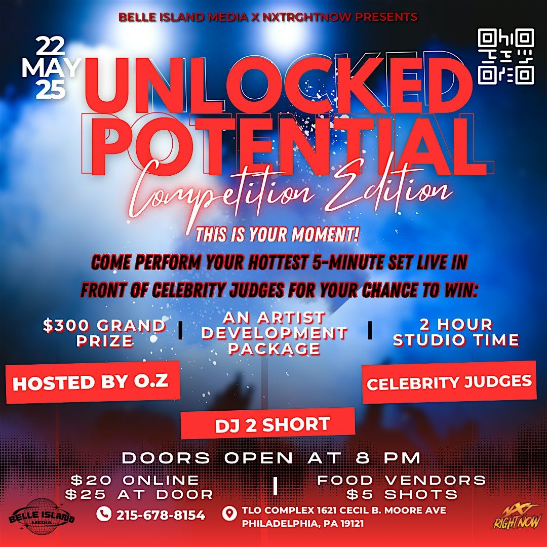 Unlocked Potential : Competition Edition, 22 May | Event in Philadelphia | AllEvents