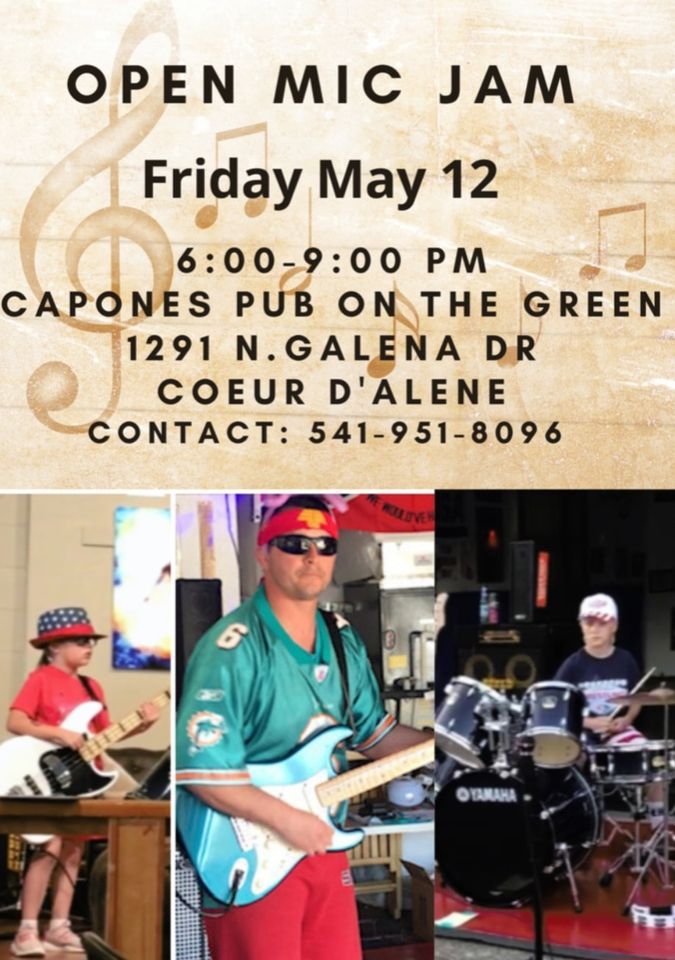 Open Mic Night Ponderosa Springs Golf Course Rathdrum May 12 2023 