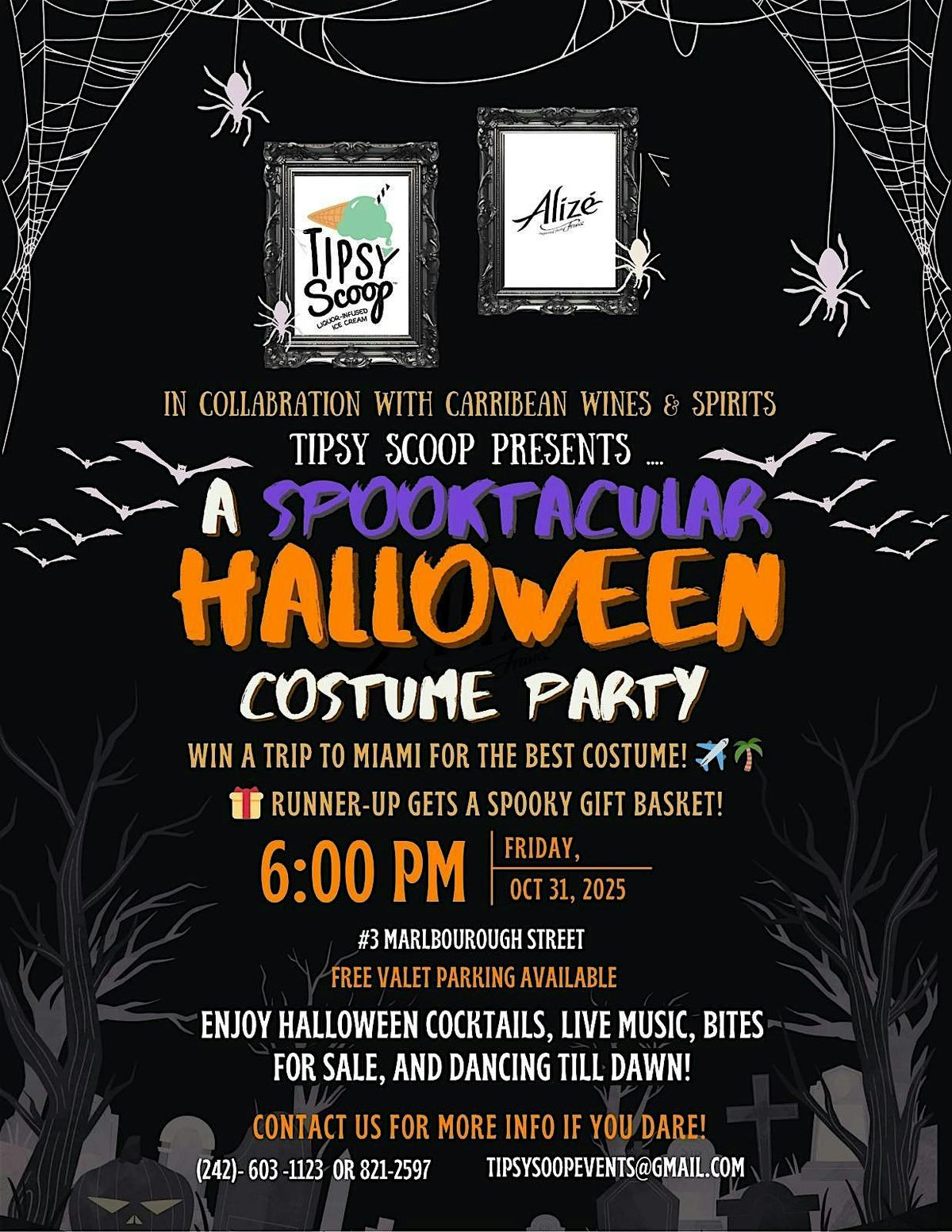 Tipsy Scoop A Spooktacular Halloween Costume Party, 31 October | Event in Nassau | AllEvents