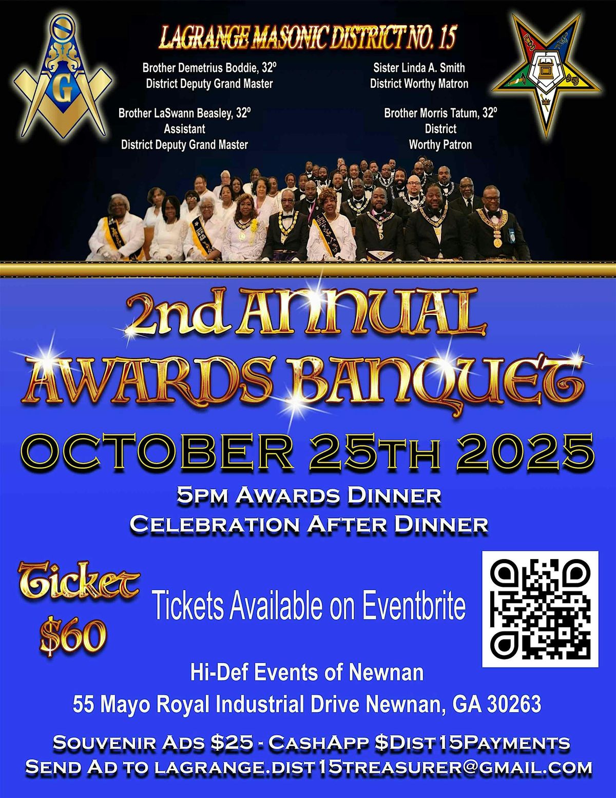 LaGrange District No. 15 2nd Annual Awards Banquet, 25 October | Event in Newnan | AllEvents
