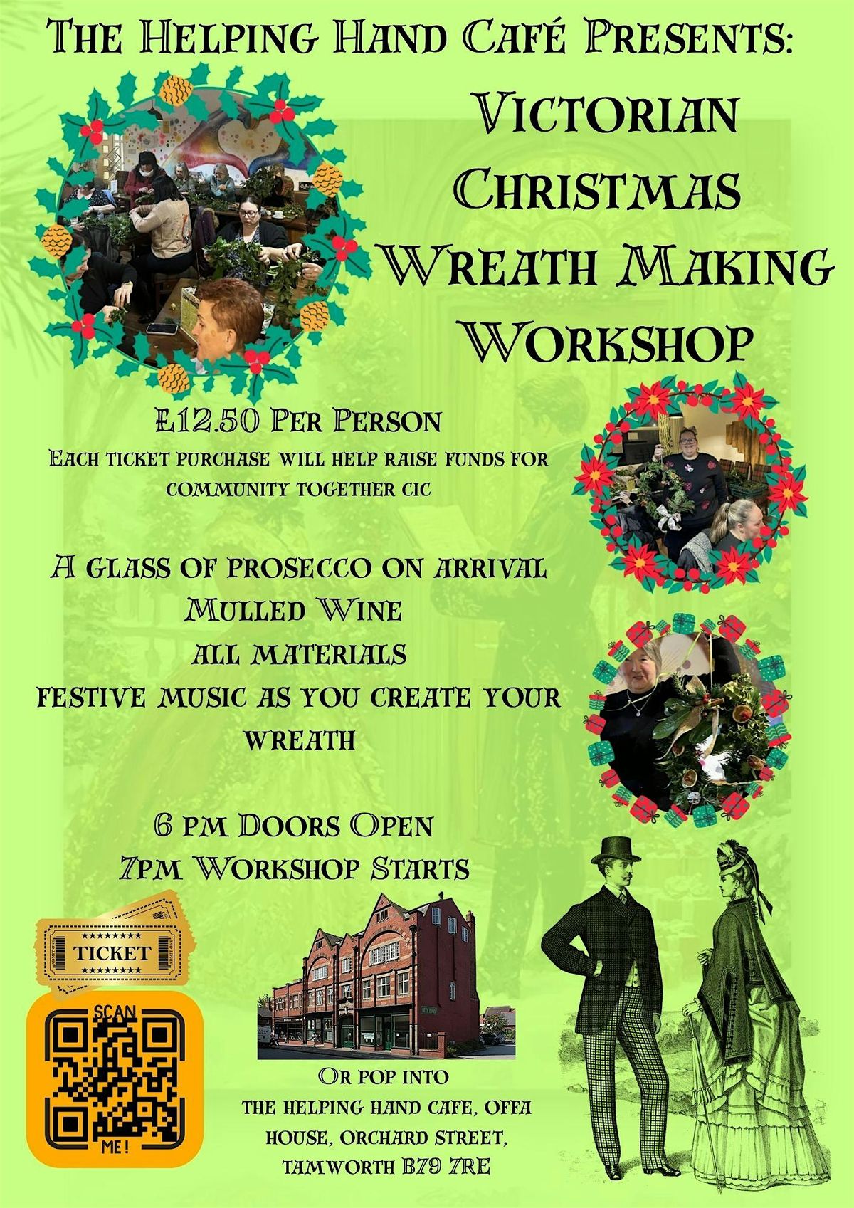 Victorian Wreath Making Workshop - NEW DATE ADDED, 25 November | Event in Tamworth | AllEvents