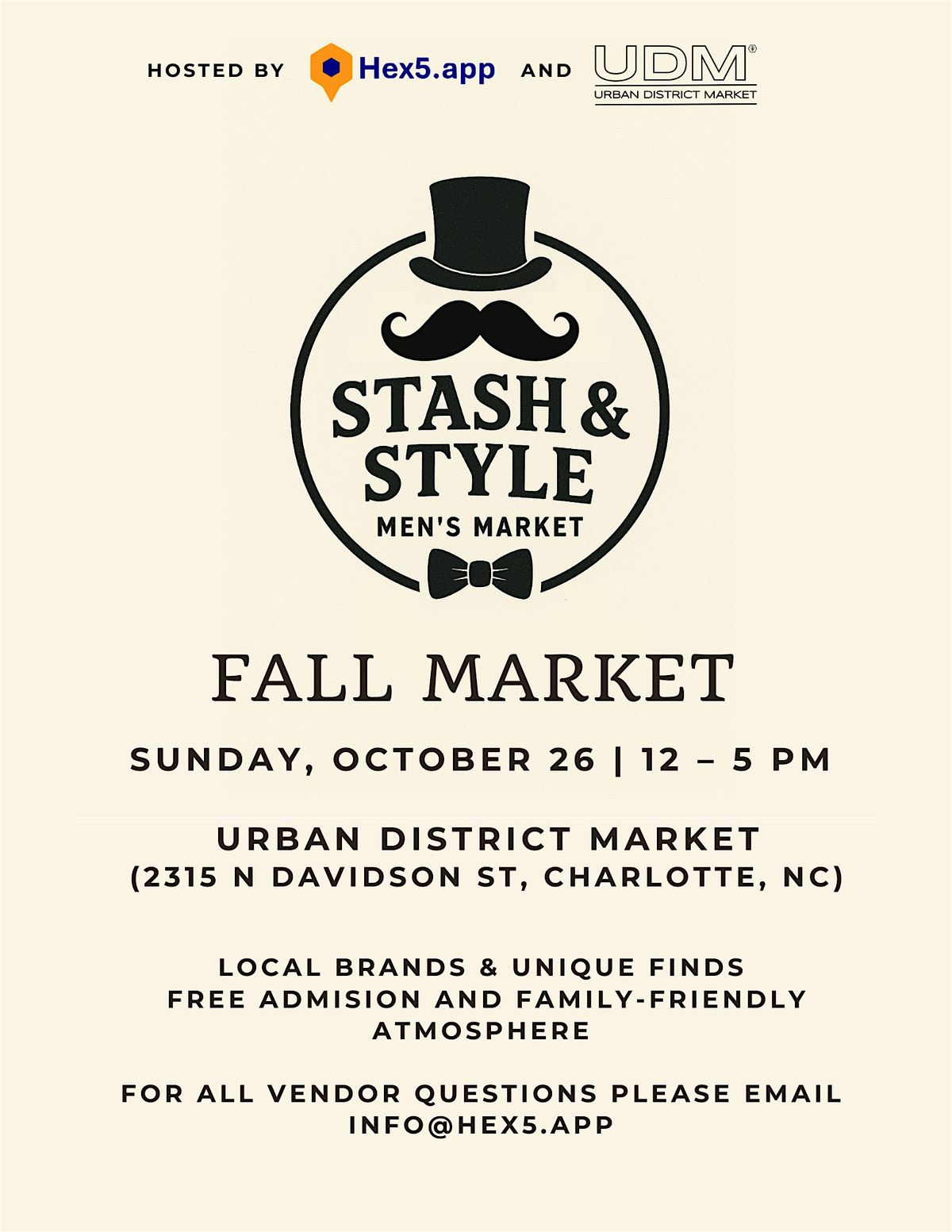Stash & Style Fall Market, 26 October | Event in Charlotte | AllEvents