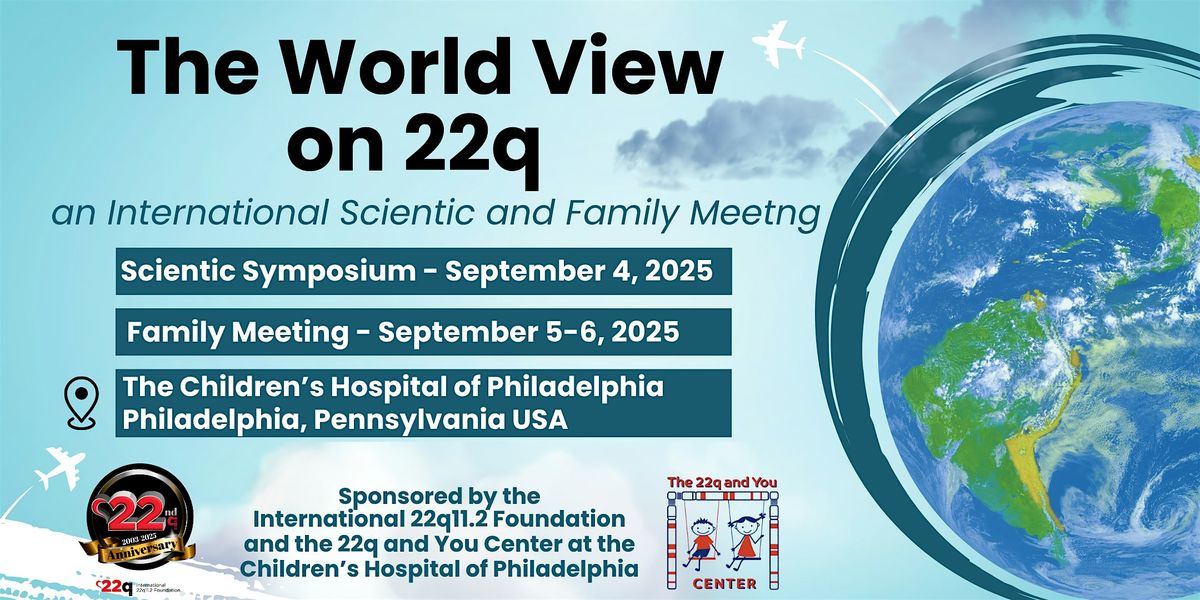 The World View on 22q: A Meeting for Families and Caregivers, 5 September | Event in Philadelphia | AllEvents