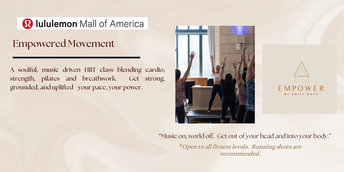 Empowered Movement with Emily Mara, 30 July | Event in Bloomington | AllEvents