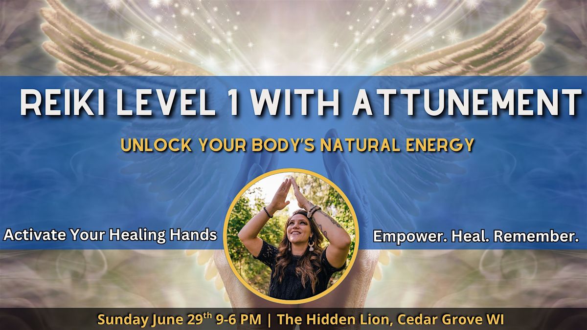 Reiki Level 1 with Attunement, 29 June | Event in Cedar Grove | AllEvents