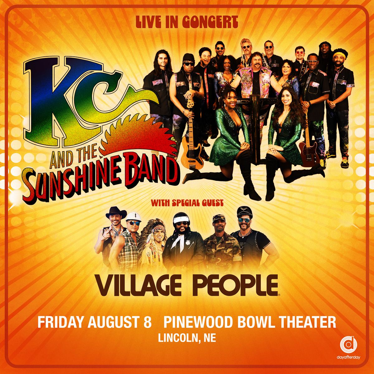KC and The Sunshine Band with The Village People at Ozarks Amphitheater, 9 August | Event in Camdenton | AllEvents