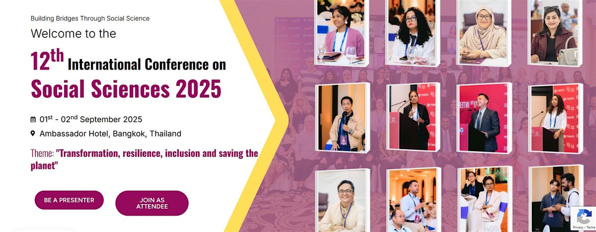 The 12th International Conference on Social Sciences 2025, 1 September | Event in Khet Watthana | AllEvents