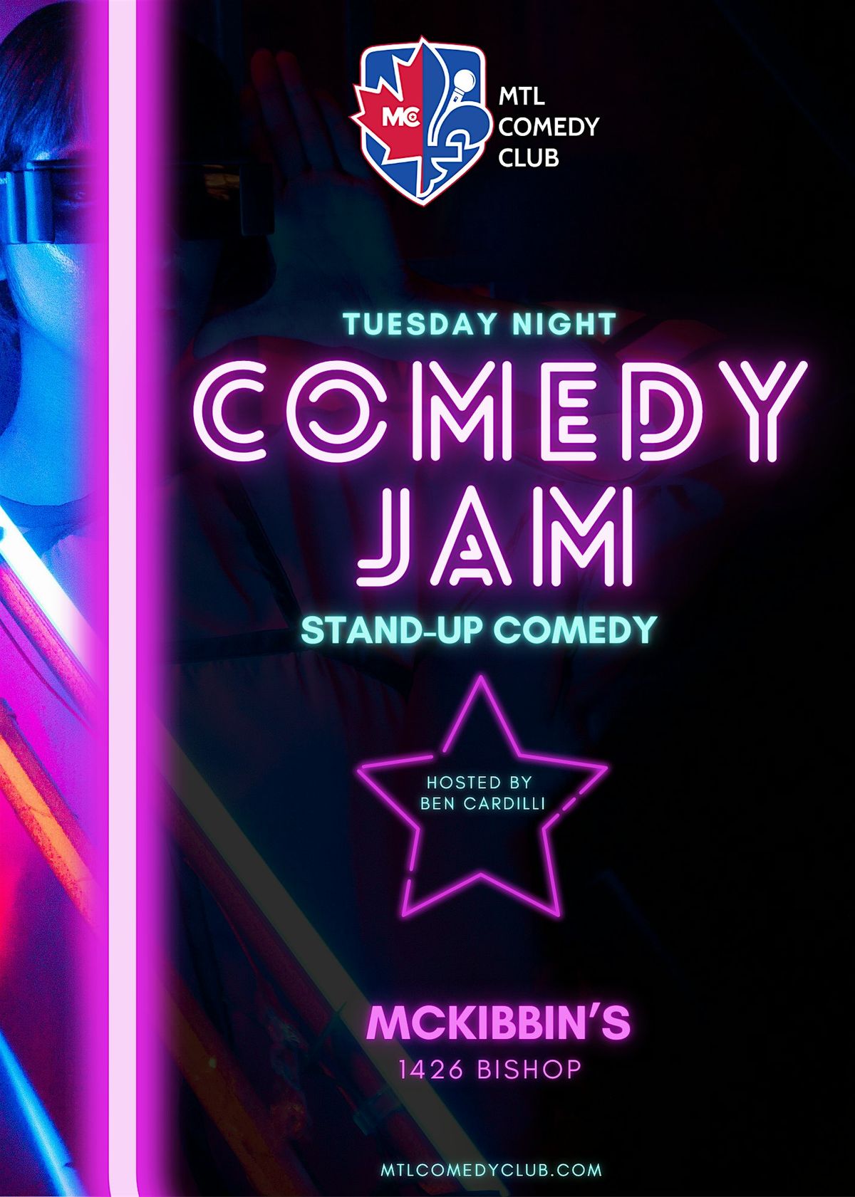 Tuesday Night Stand-Up Comedy Show in Montreal | DECEMBER 9TH, 2025 | Event in Montréal | AllEvents