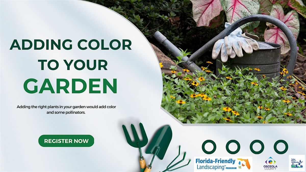 Adding Color to your Garden - Thursday, October 9, 2:00 pm, 9 October | Event in Kissimmee | AllEvents