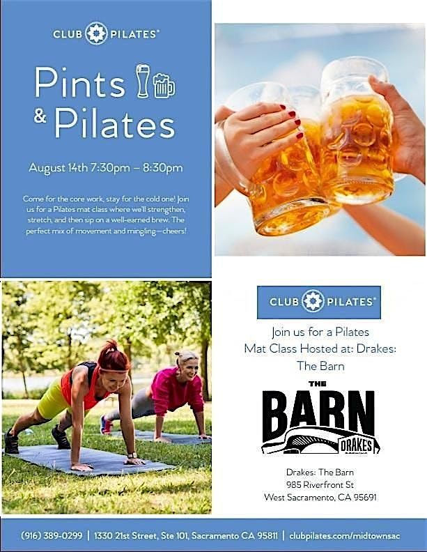 Pints & Pilates, 14 August | Event in West Sacramento | AllEvents