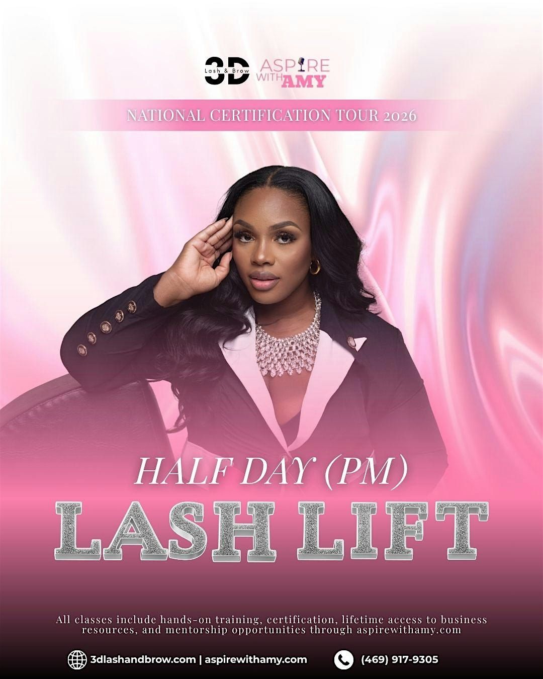 Lash Lift Certification - Dallas, TX (Jan 12), 12 January | Event in Dallas | AllEvents