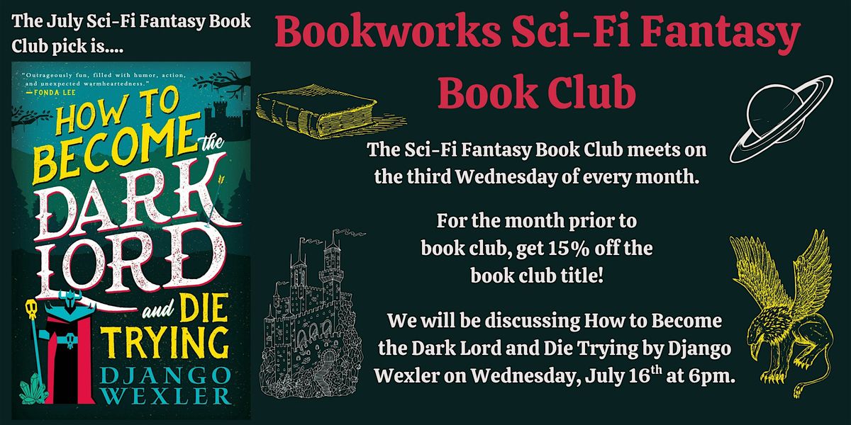 July Sci-Fi Fantasy Book Club, 16 July | Event in Albuquerque | AllEvents
