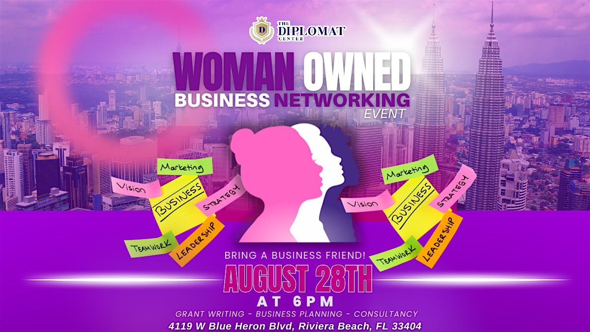 Women Owned Business Networking Event, 28 August | Event in West Palm Beach | AllEvents