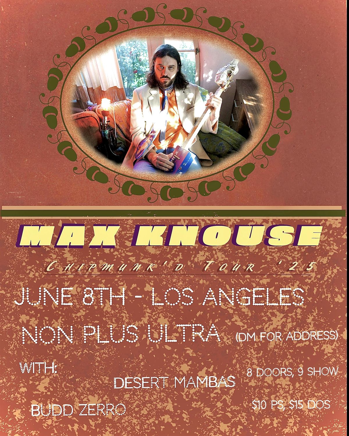 MAX KNOUSE // DESERT MAMBAS // BUDD ZERO, 8 June | Event in Los Angeles | AllEvents