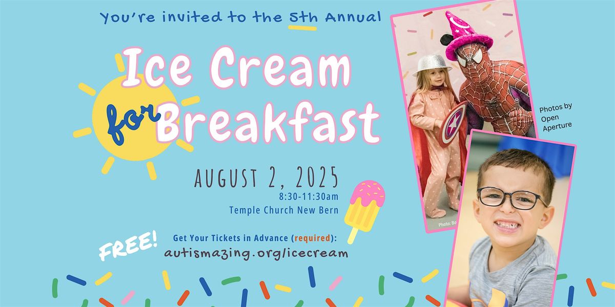 Ice Cream for Breakfast 2025, 2 August | Event in New Bern | AllEvents