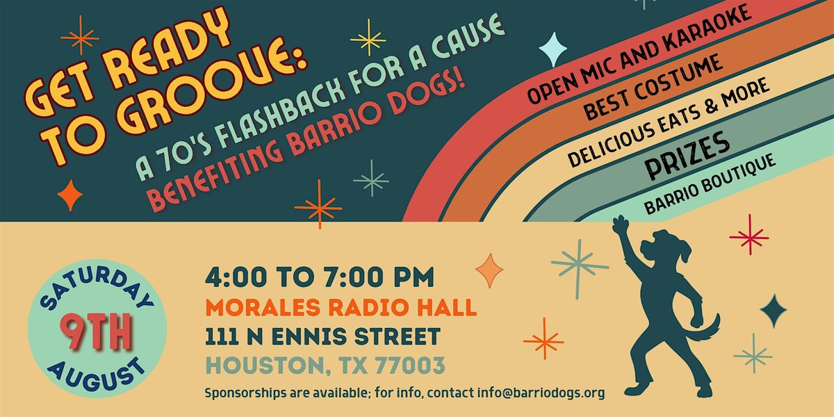 Get Ready to Groove: A 70's Flashback for a Cause, 9 August | Event in Houston | AllEvents