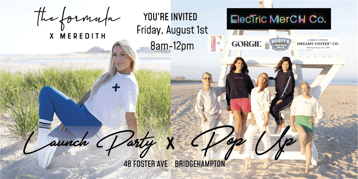 The Formula X Electric Merch Co.  Launch Party & Pop Up, 1 August | Event in Bridgehampton | AllEvents