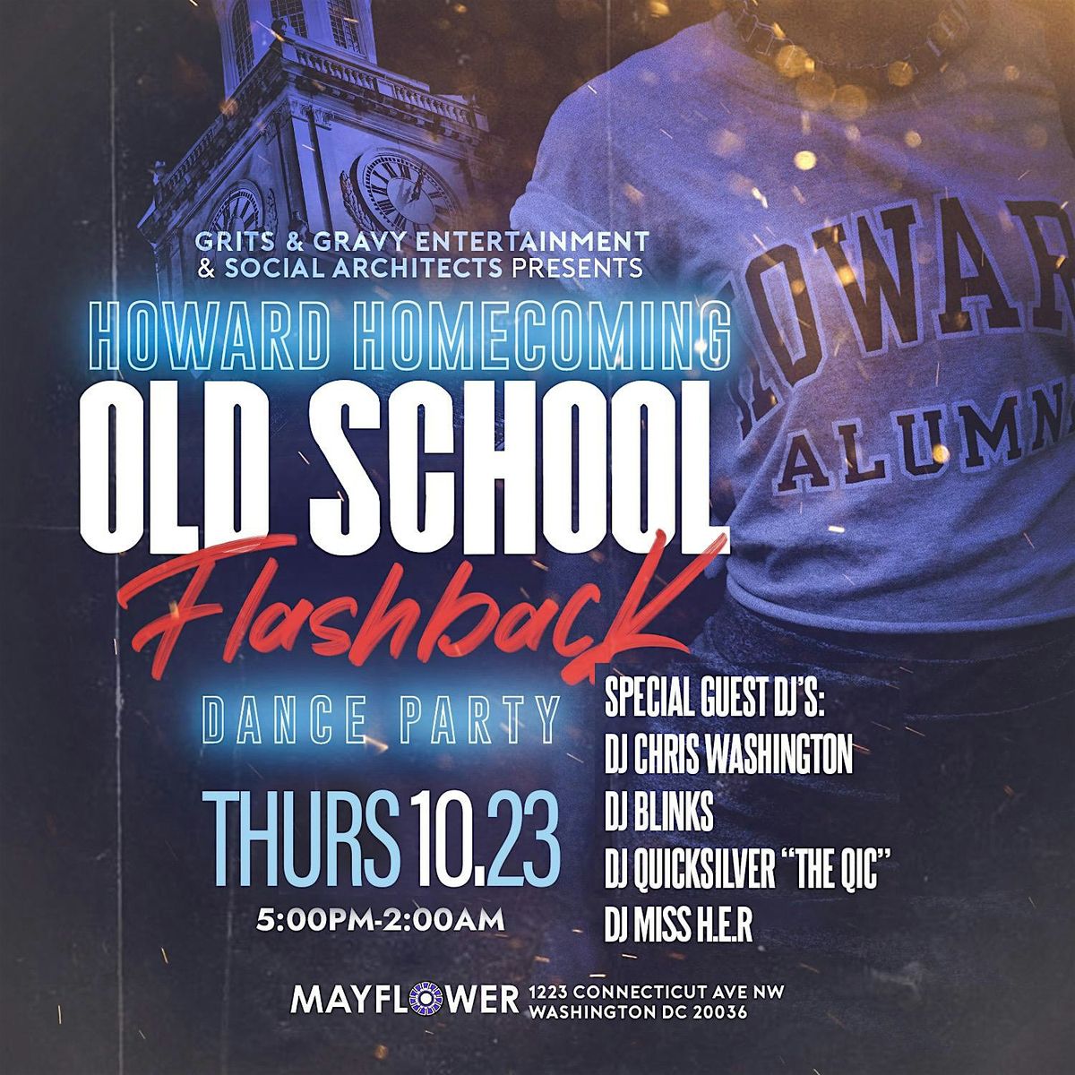 Grits and Gravy Ent Present " The Official HU Homecoming Dance Party, 23 October | Event in Washington