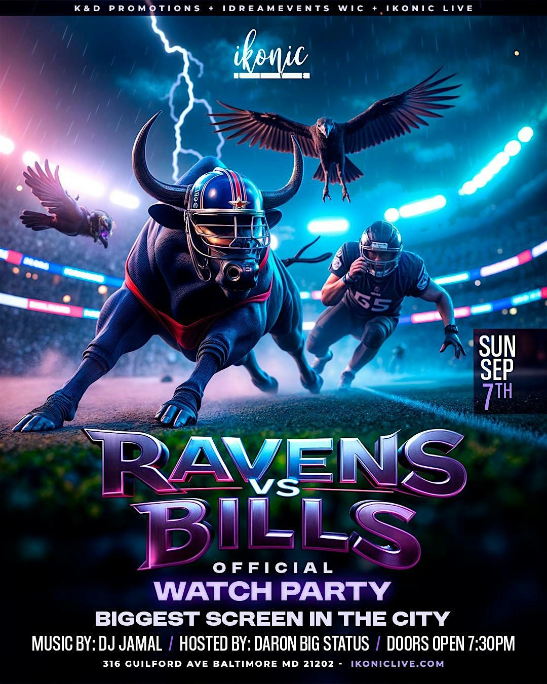 Ravens vs Bills Official Watch Party, 7 September | Event in Baltimore | AllEvents