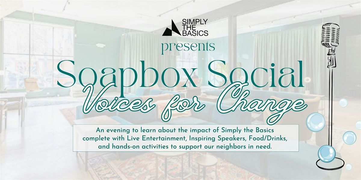 Soapbox Social: Voices for Change, 14 August | Event in San Francisco | AllEvents