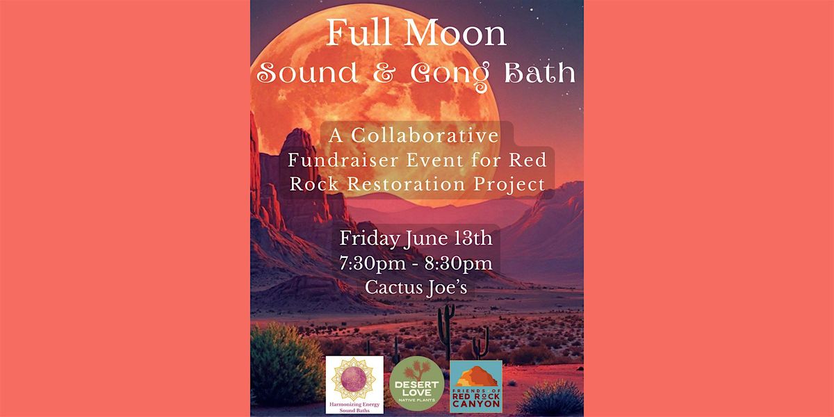 Friday the 13th Full Moon Sound & Gong Bath Under the Stars Benefit, 13 June | Event in Las Vegas | AllEvents