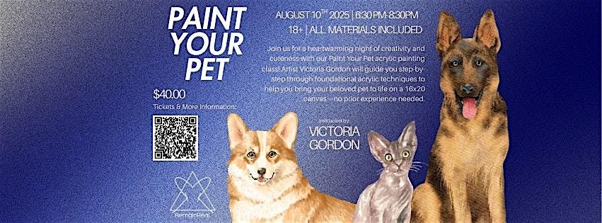 RemainReal Hosts: Paint Your Pet!, 10 August | Event in Denver | AllEvents