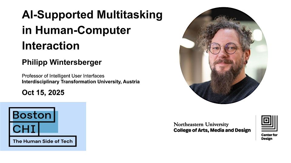 AI-Supported Multitasking in Human-Computer Interaction, 15 October | Event in Boston | AllEvents