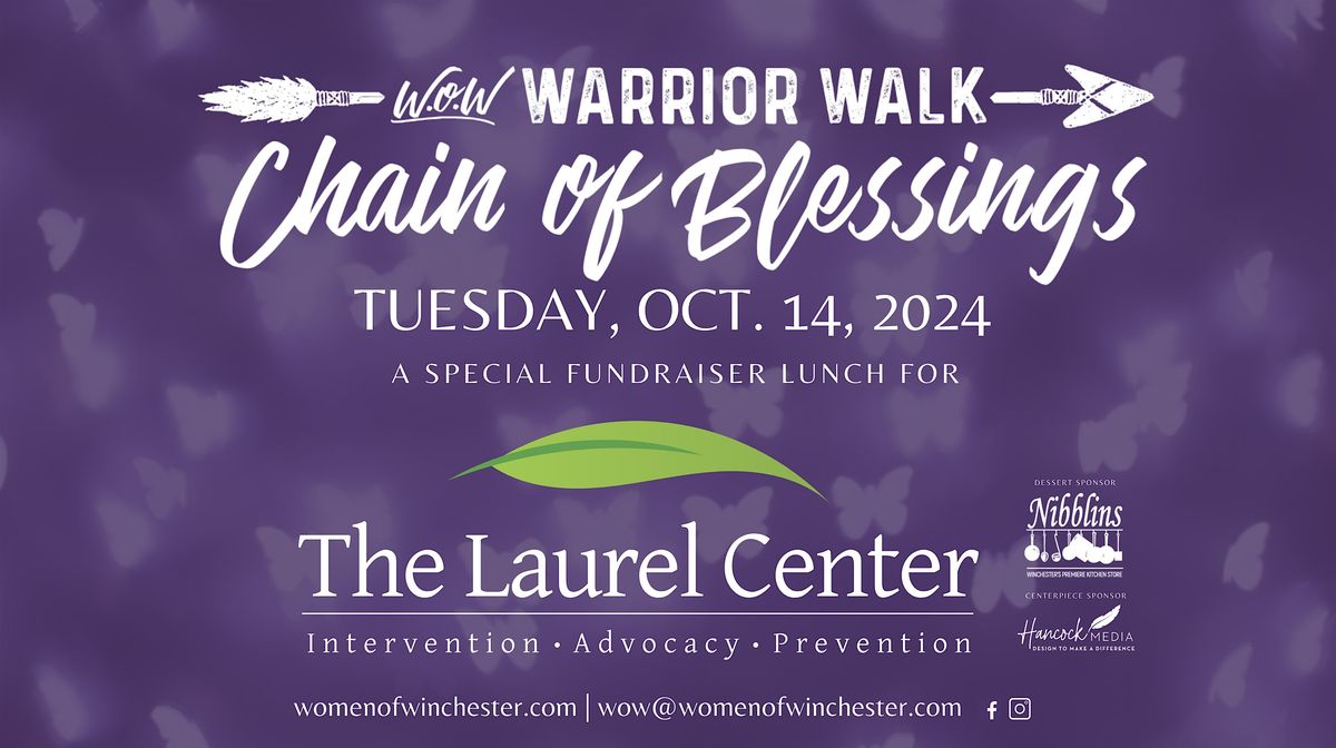 Chain of Blessings: A Women of Winchester Fundraiser for The Laurel Center, 14 October | Event in Winchester