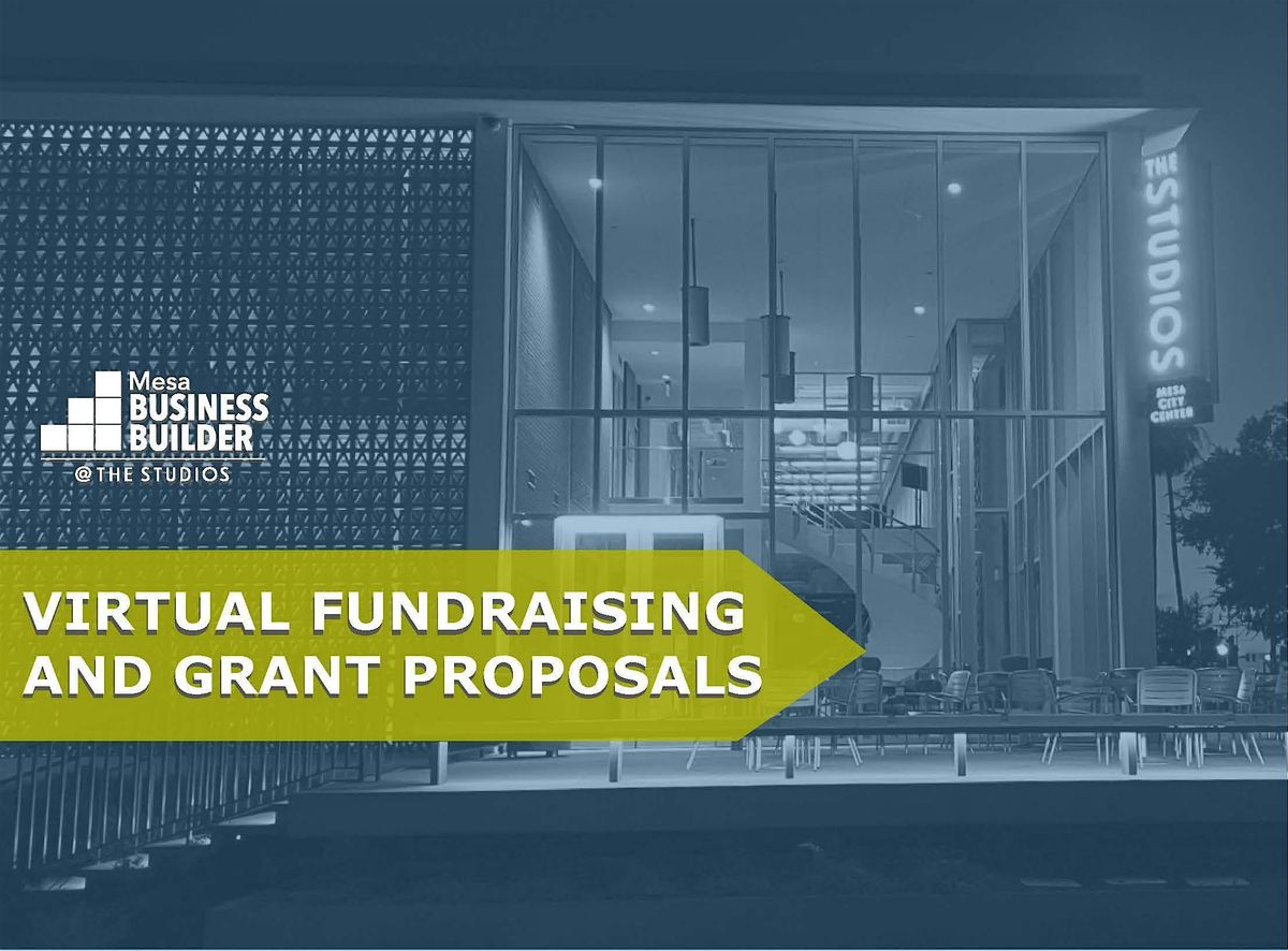 Virtual Fundraising and Grant Proposals, 21 July | Event in Mesa | AllEvents