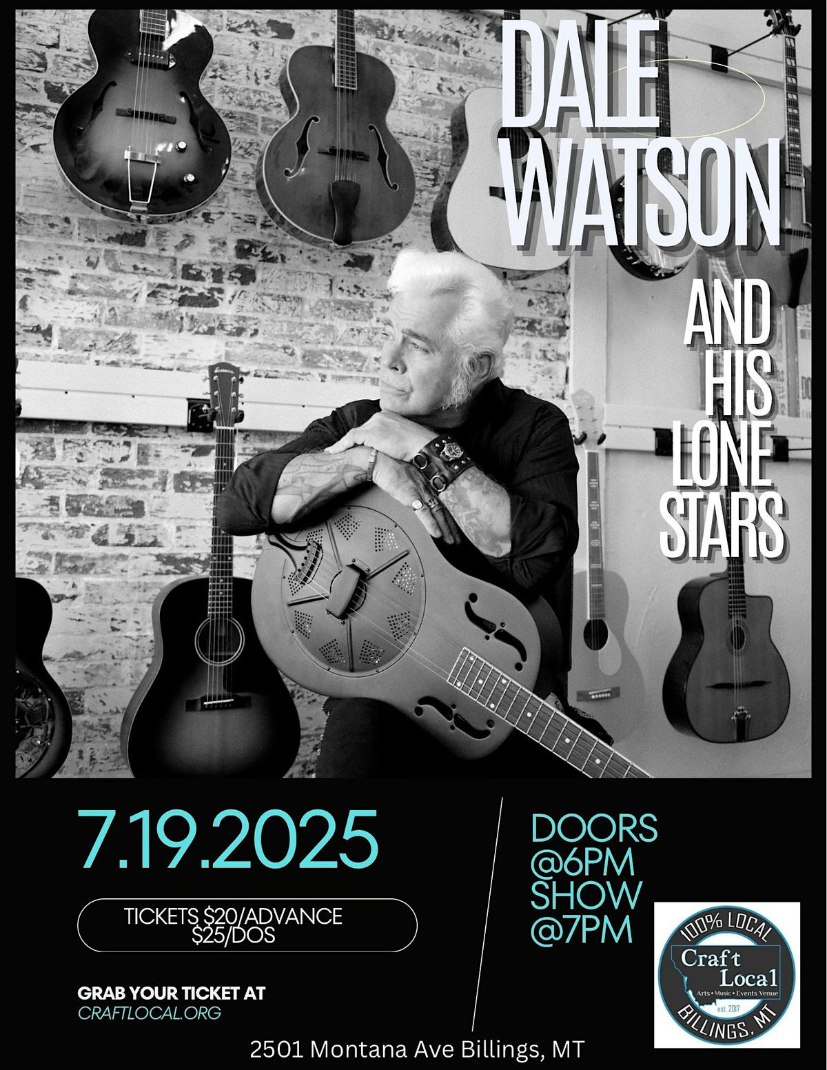 Dale Watson And His Lone Stars, 19 July | Event in Billings | AllEvents