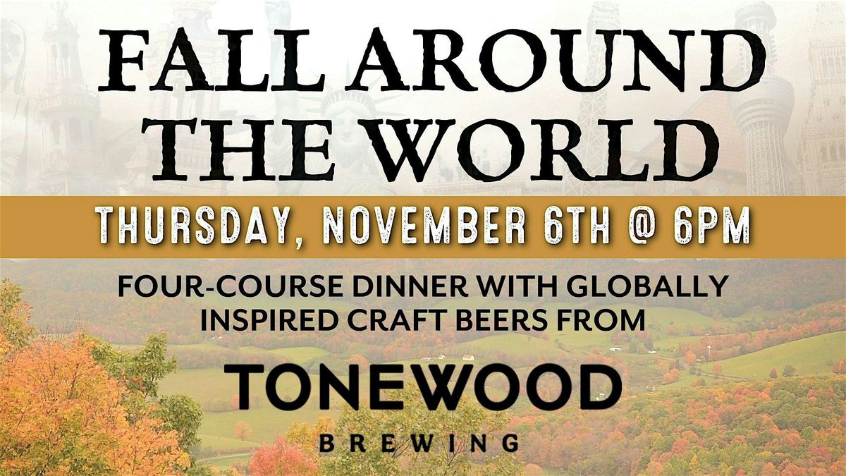 Fall Around the World with Tonewood Brewing, 6 November | Event in Haddon Township | AllEvents