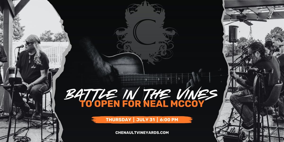 Battle in the Vines – To Open for Neal McCoy, 31 July | Event in Richmond | AllEvents