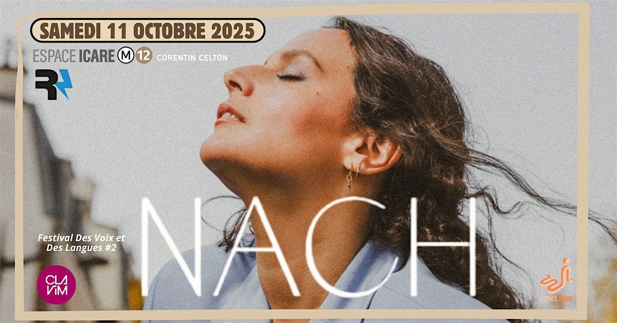 NACH (Festival Des voix et Des langues), 11 October | Event in Issy-les-Moulineaux | AllEvents