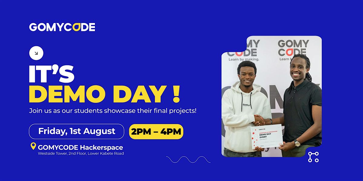Demo Day: GOMYCODE Kenya, 1 August | Event in Nairobi | AllEvents