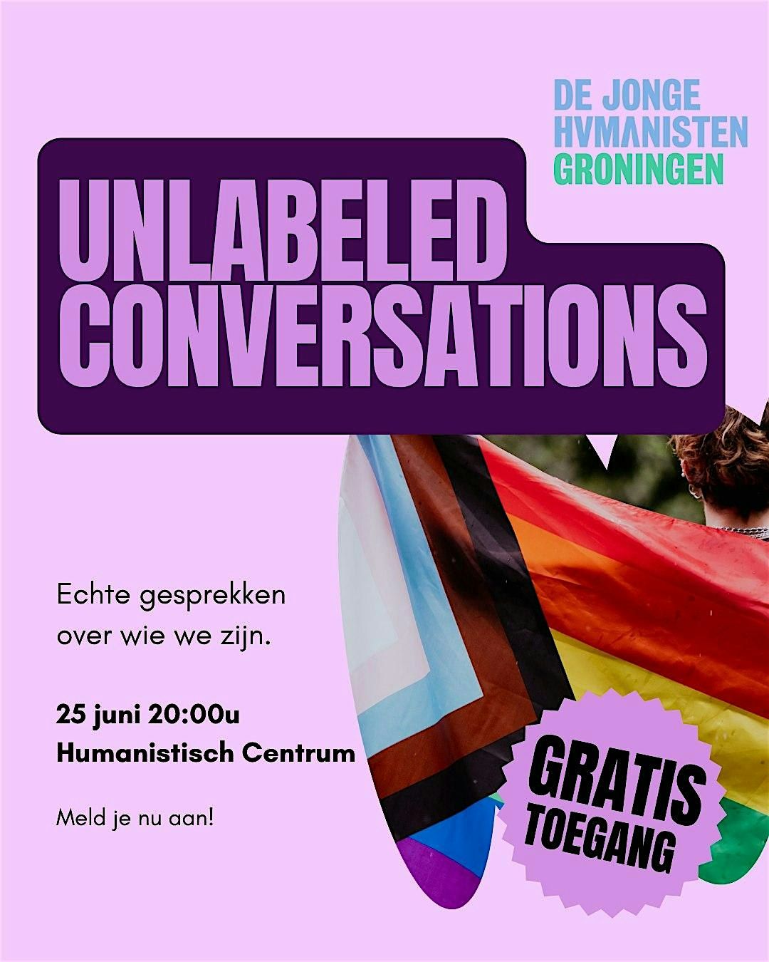 PRIDE: Unlabeled Conversations, 25 June | Event in Groningen | AllEvents