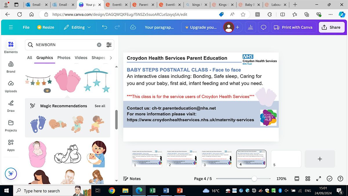 Baby Steps Postnatal Class - Face to face, 17 October | Event in Thornton Heath | AllEvents