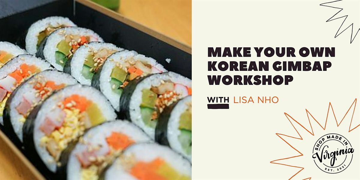 Gimbap Making Workshop with Lisa Nho, 25 October | Event in Alexandria | AllEvents