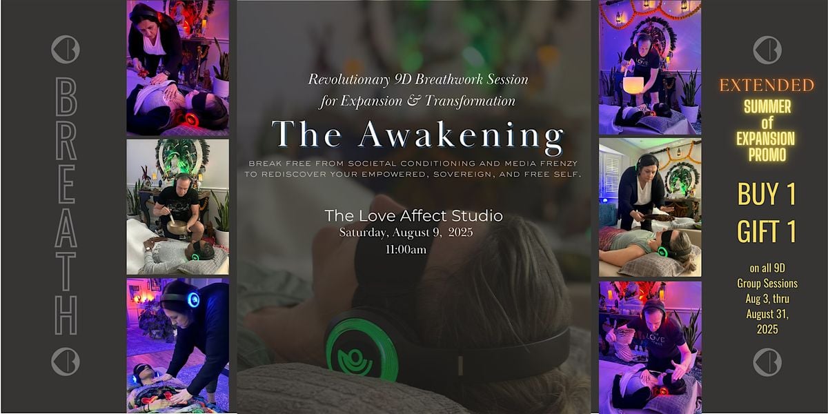 The Awakening - 9D Breathwork Journey, 9 August | Event in Dallas | AllEvents