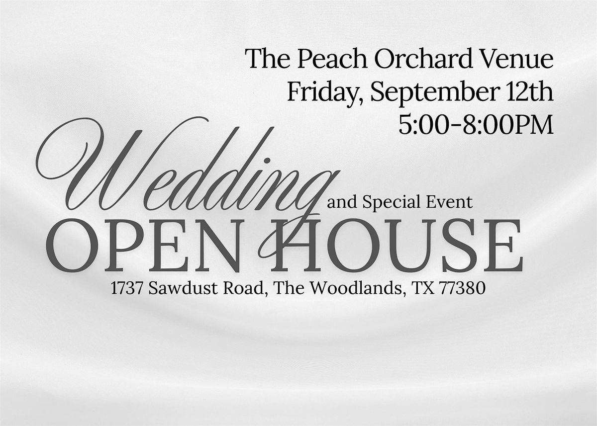 Wedding Open House, 12 September | Event in Spring | AllEvents